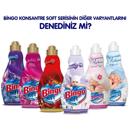 Bingo Soft Yumuşatıcı 1440ml çeşit