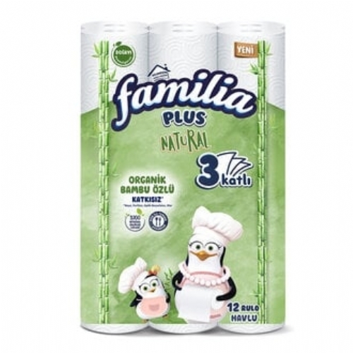 FAMİLİA HAVLU 12`LI NATURAL