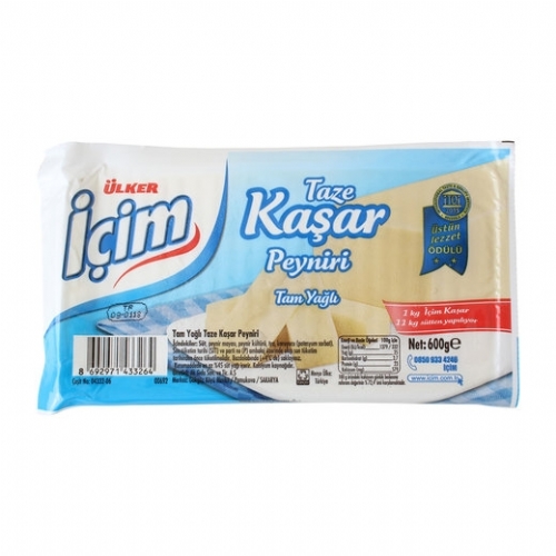 İçim Taze Kaşar 600 Gr